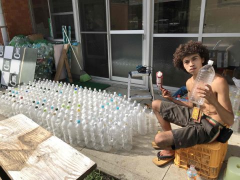 ペットボトルで海賊船 大人の自由研究 お還りなさい天瀬